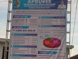 APBDes Tahun 2025 Pemerintah Desa Kesambi Kecamatan Bandung Kabupaten Tulungagung