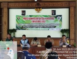 Desa Pangkur Adakan Musyawarah Desa Khusus ( Musdes ) Dalam Rangka Perubahan RKPDes th 2025