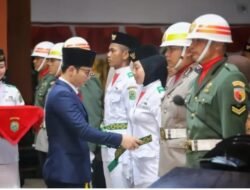 Kukuhkan Calon Pasukan Pengibar  Bendera  Pusaka   Trenggalek Tahun 2025 Bupati Trenggalek: Pemuda – Pemudi Terbaik Bangsa