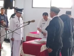 Lengkapi Struktur Organisasi, Kades Durenan Resmi Lantik Tiga Perangkat Desa Baru