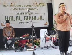 Perkuat Silaturahmi, Camat Bandung Hadiri Halal Bihalal dan Pembinaan GTK UPASP Kecamatan Bandung