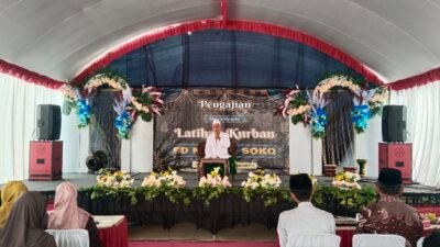 Pengajian dan Latihan Kurban SD Negeri Soko: K. H Mahfud Halimi Tekankan Nilai Pengorbanan dan Keikhlasan Sejak Dini