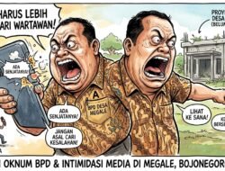 Ditanya Soal Proyek Balai Desa, Oknum BPD Megale Bojonegoro Malah Tantang Wartawan untuk memberitakan KDMP 