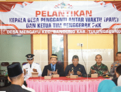 Desa Mergayu Gelar Pelantikan Kepala Desa PAW dan Ketua Tim Penggerak PKK