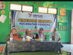 Jalin Silaturahmi dan Berbagi Berkah, Himpaudi Kecamatan Bandung Tulungagung Gelar Pertemuan dan Santunan Anak Yatim