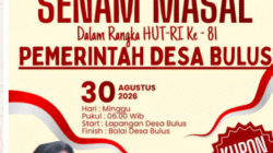 Peringati HUT RI ke-81, Pemdes Bulus Gelar Jalan Sehat dan Senam Masal, Hadirkan Kupon Gratis’