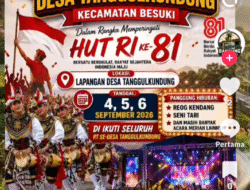 Dalam rangka memeriahkan Peringatan Hari Ulang Tahun Kemerdekaan Republik Indonesia ke-81, Pemerintah Desa Tanggulkundung, Kecamatan Besuki, Kabupaten Tulungagung, akan menggelar kegiatan besar bertajuk “Exposisi Desa Tanggulkundung”