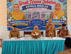 Serah Terima Jabatan Kepala Sekolah SMPN 3 Bandung, Imatul Awaliyah Gantikan Sadiyatul Munawarah