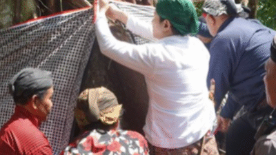 Bupati Trenggalek, Mochamad Nur Arifin, Hadir langsung dalam acara Metri Bumi di Sumber Air Sumbergedong