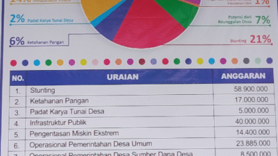 Fokus Dana Desa Sukoanyar 2026: 21% Ditujukan Tekan Angka Stunting, Total Anggaran Rp 284 Juta