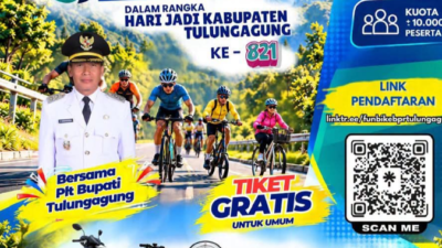 Sambut HUT ke-821,Bersama Bupati Tulungagung GelarFun Bike Tulungagung 2026 Hadir Gratis dengan Ratusan Hadiah Menarik